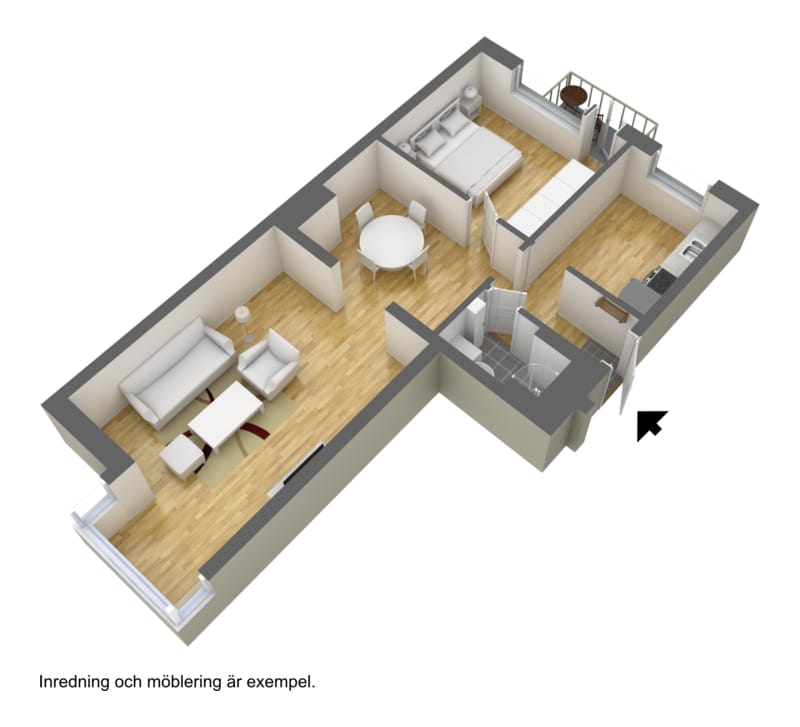 2 rok · 62 m² i Helsingborg – bild 3