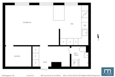 2 rok · 44 m² i Växjö – bild 6
