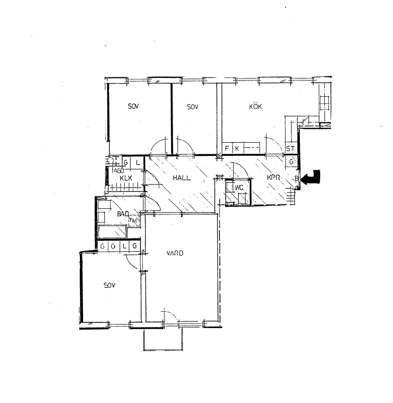 Lägenhet, 4 rooms, 104 sqm, Norrköping – bild 3
