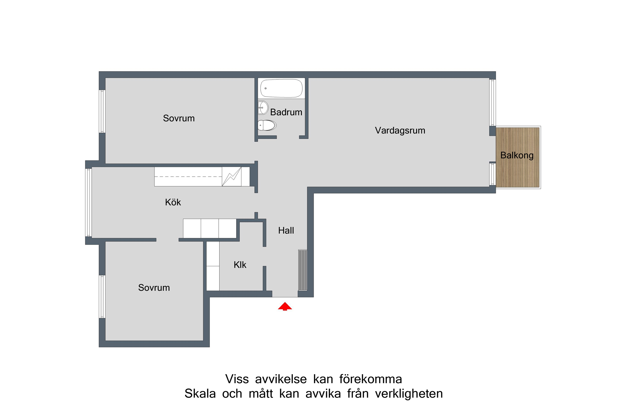Lägenhet, 3 rooms, 78 sqm, Finspång – bild 10