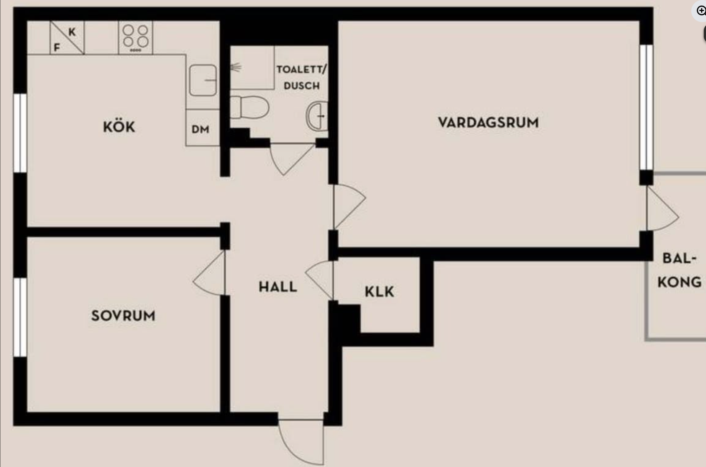 Lägenhet, 2 rooms, 52 sqm, Nyköping – bild 9