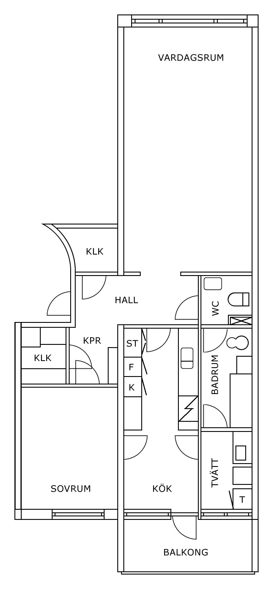 2 rok · 70 m² i Flen – bild 29