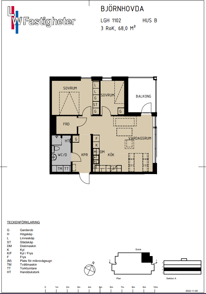 Lägenhet, 3 rooms, 68 sqm, Färjestaden – bild 3