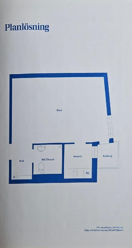 Lägenhet, 1 rooms, 28 sqm, Eskilstuna