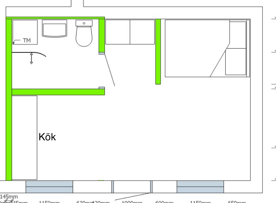 1 rok · 23 m² i Sollentuna – bild 2