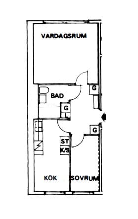 2 rok · 47 m² i Södertälje – bild 5