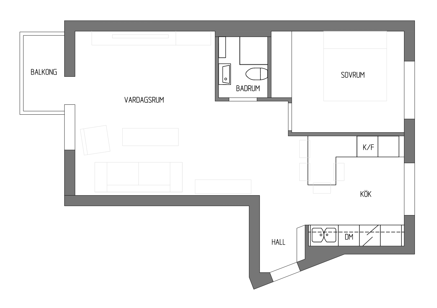 2 rok · 52 m² i Västerås – bild 7