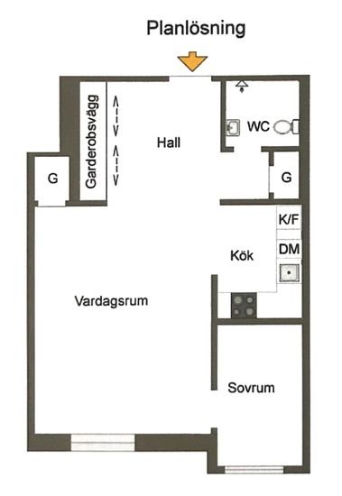 Lägenhet, 2 rooms, 43 sqm, Stockholm – bild 14