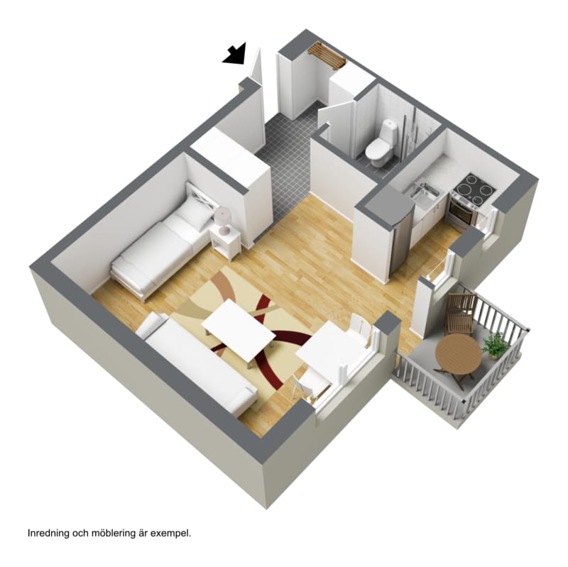 1 rok · 30 m² i Karlstad – bild 2