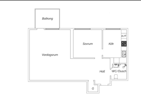 Lägenhet, 2 rooms, 50 sqm, Örebro – bild 17