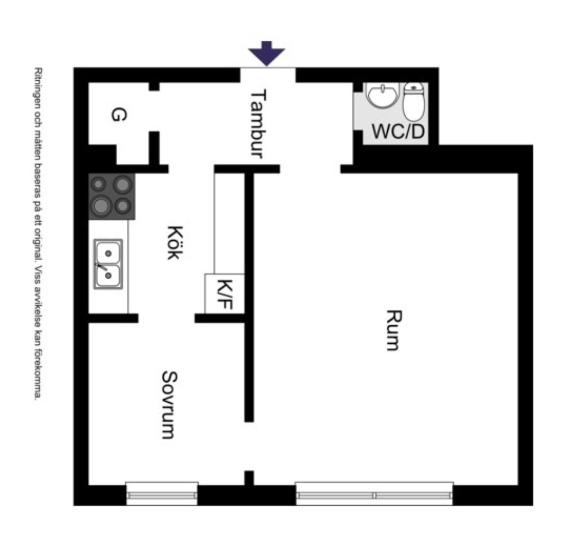 2 rok · 33 m² i Hägersten – bild 16