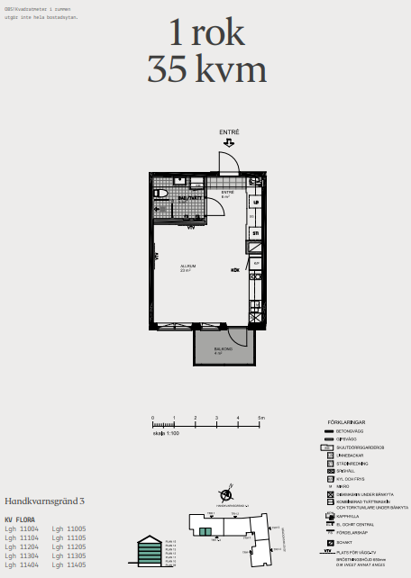 Lägenhet, 1 rooms, 35 sqm, Järfälla – bild 7