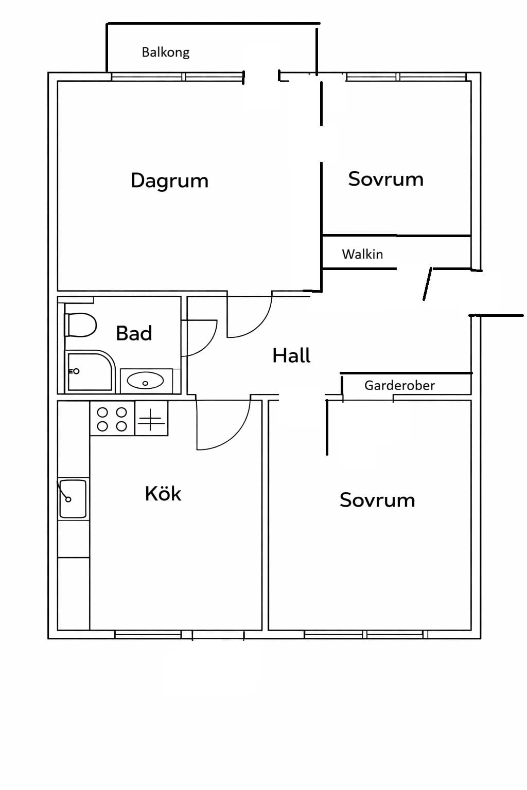 3 rok · 83 m² i Tomelilla – bild 7