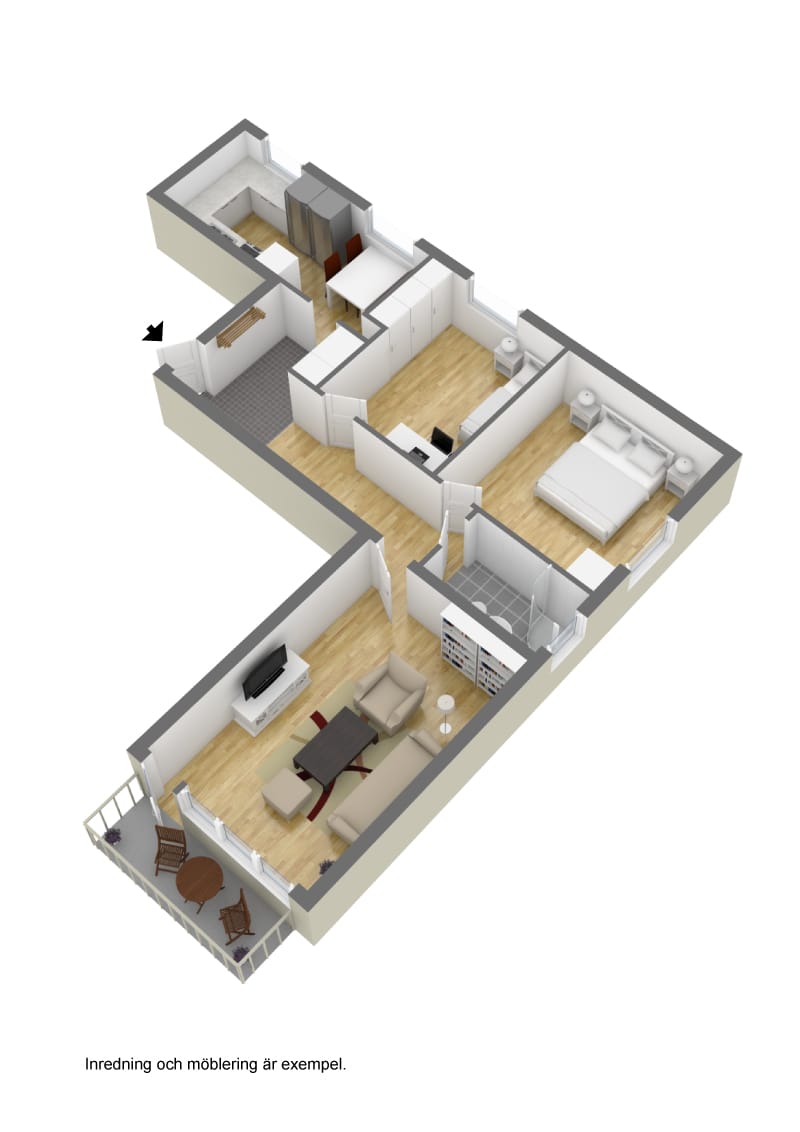 3 rok · 80 m² i Borås – bild 10