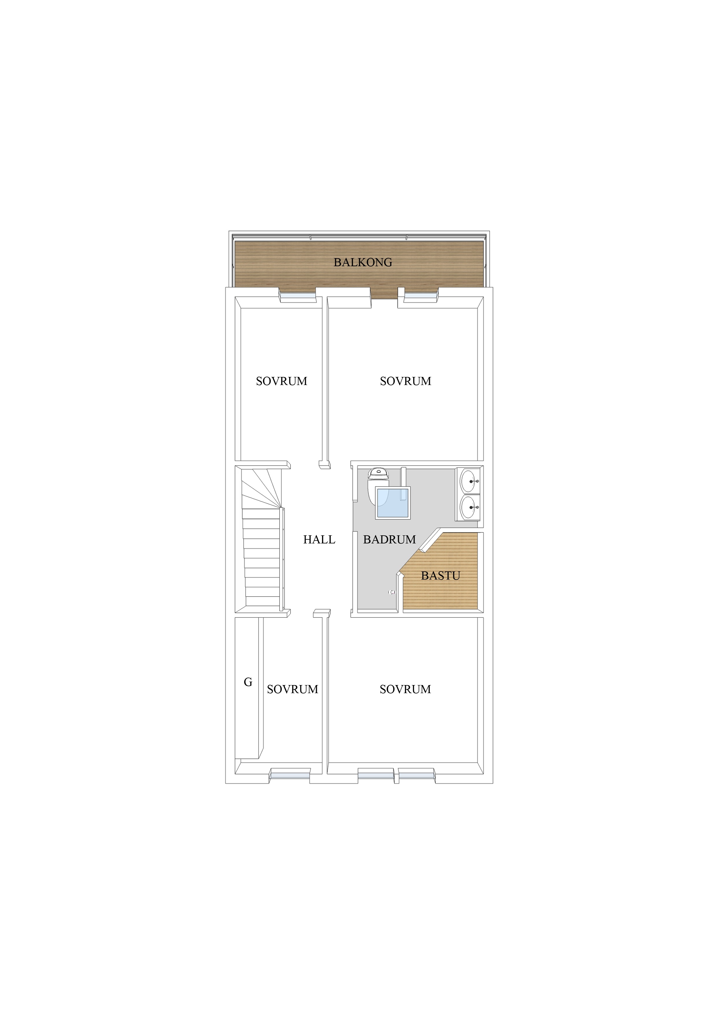 Radhus, 5 rooms, 130 sqm, Upplands Väsby – bild 33