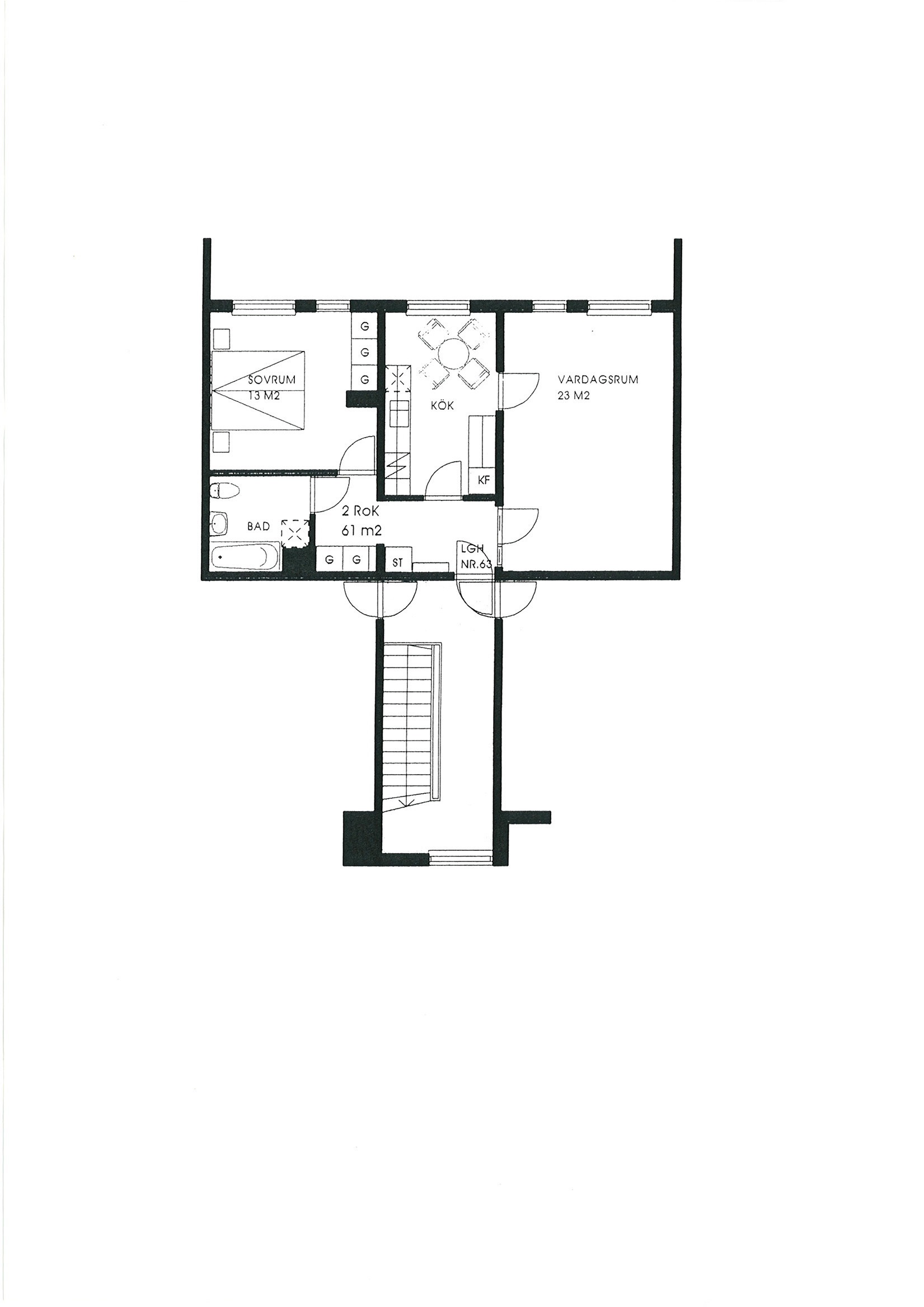 Lägenhet, 2 rooms, 61 sqm, Perstorp – bild 7