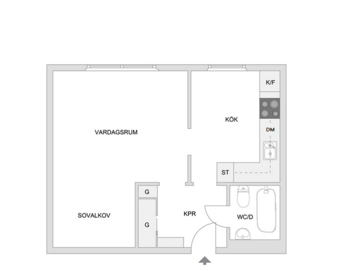 2 rok · 36 m² i Solna – bild 4