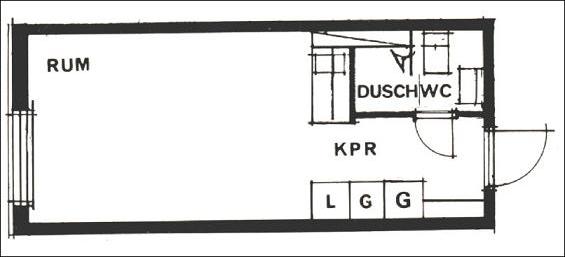 Lägenhet, 1 rooms, 22 sqm, Linköping – bild 2