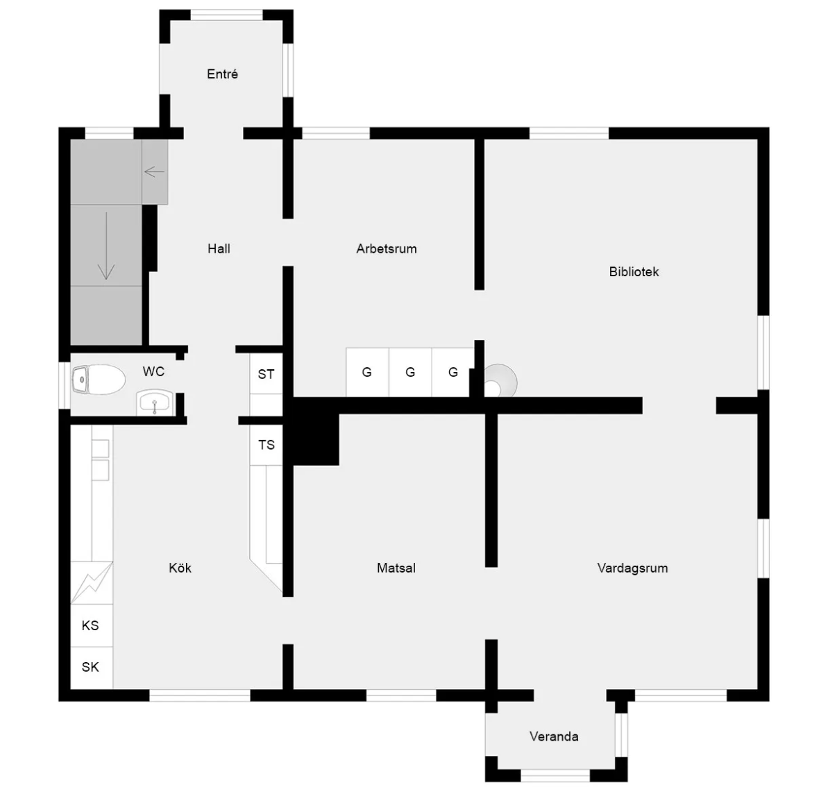 5 rok · 165 m² i Nacka – bild 13