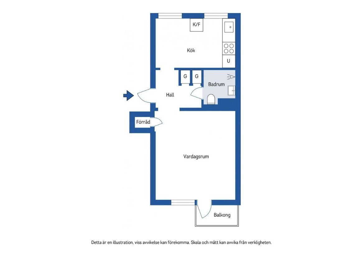 1 rok · 42 m² i Sundsvall – bild 10