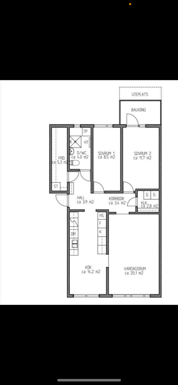 Lägenhet, 2 rooms, 11 sqm, Upplands Väsby