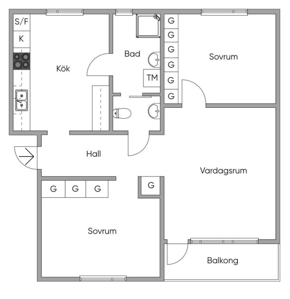 3 rok · 73 m² i Klippan – bild 2