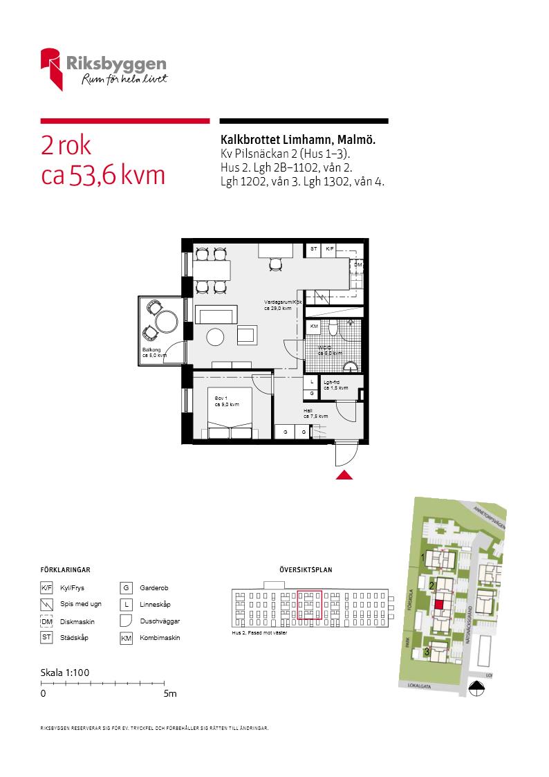 2 rok · 53 m² i Limhamn – bild 13