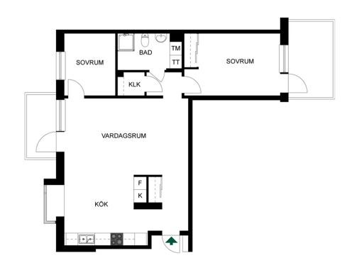 3 rok · 79 m² i Västerås – bild 5