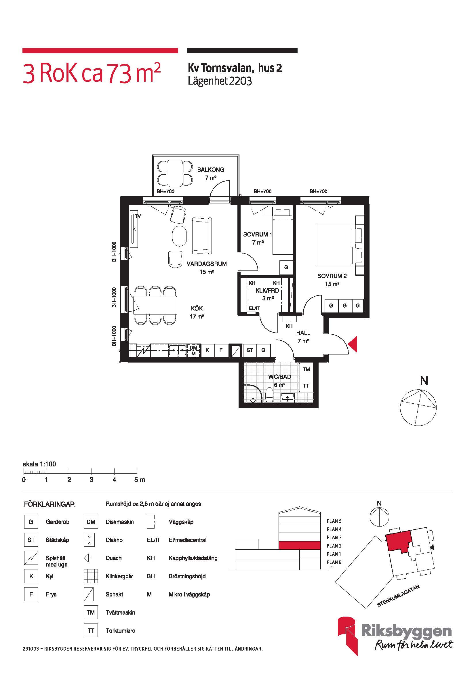 Lägenhet, 3 rooms, 72 sqm, Västerås – bild 16
