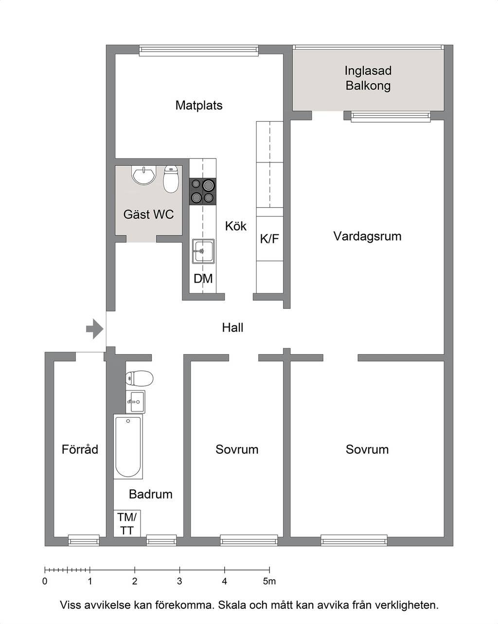3 rok · 84 m² i Kungsängen – bild 12
