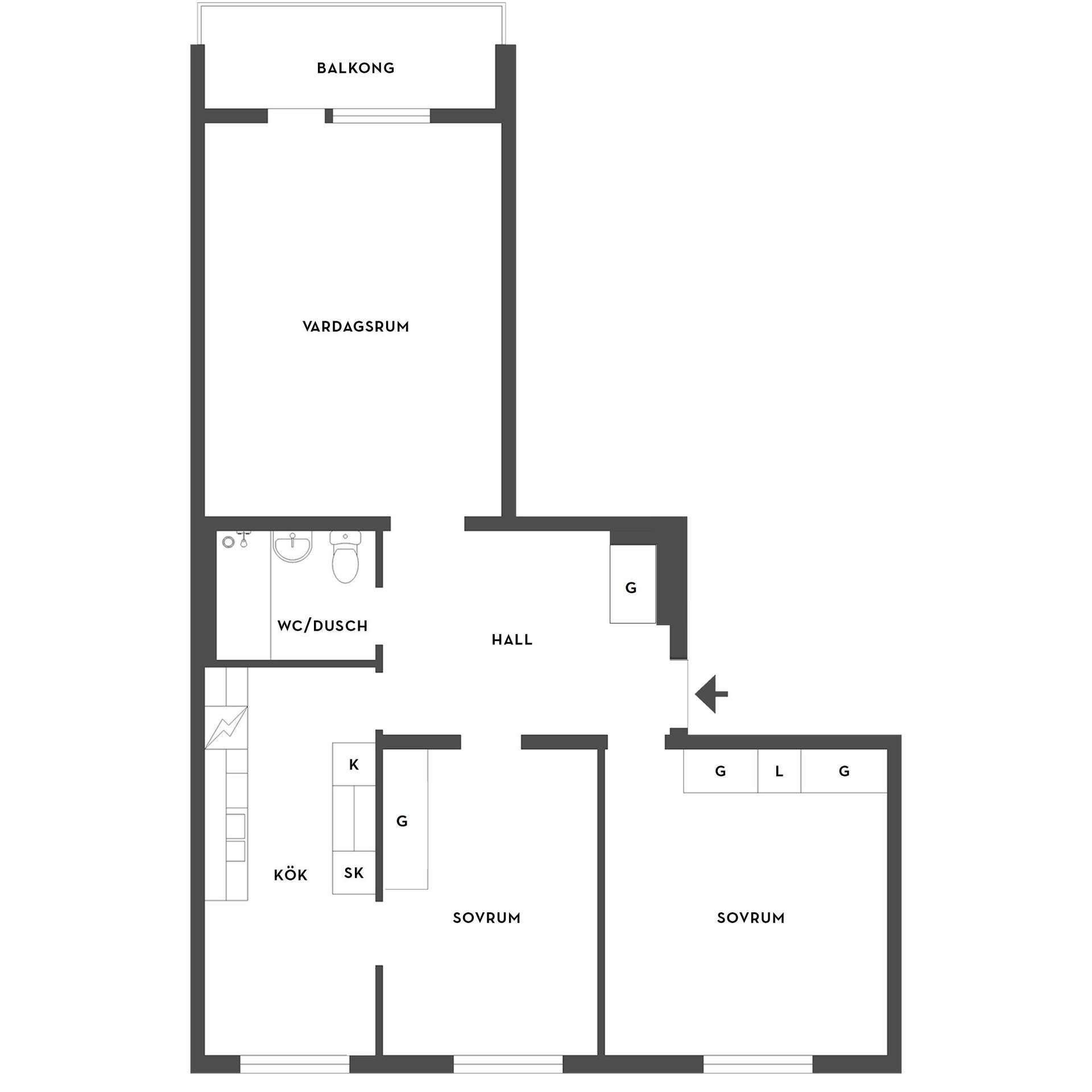 3 rok · 75 m² i Eskilstuna – bild 10