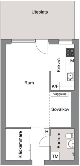 Lägenhet, 1 rooms, 29 sqm, Sigtuna – bild 7