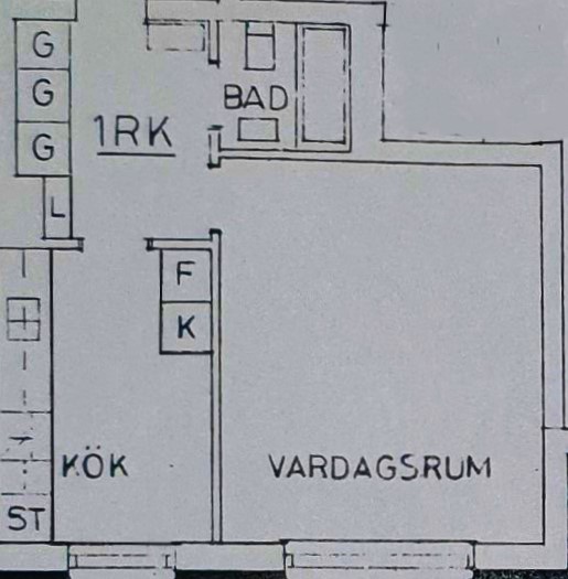 Lägenhet, 1 rooms, 40 sqm, Garpenberg – bild 8