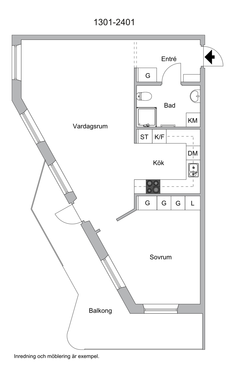 2 rok · 63 m² i Halmstad – bild 5