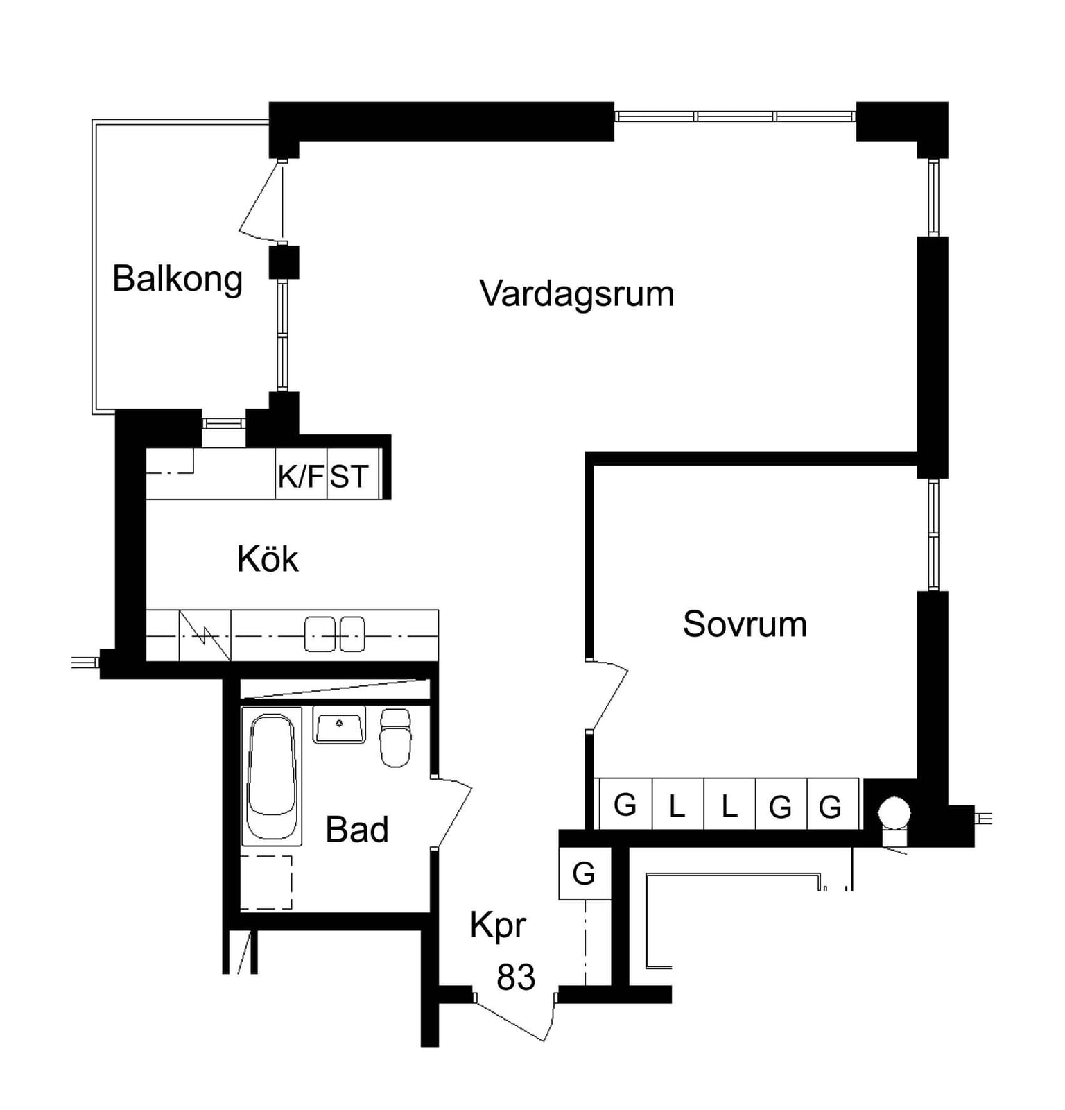 2 rok · 66 m² i Skellefteå – bild 2