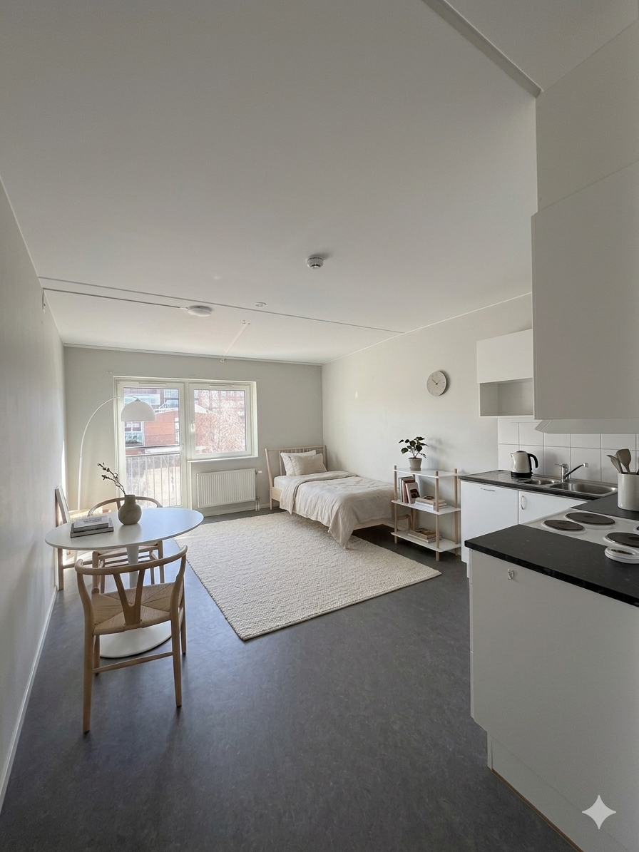 Lägenhet, 1 rooms, 29 sqm, Trollhättan – Trollhättan