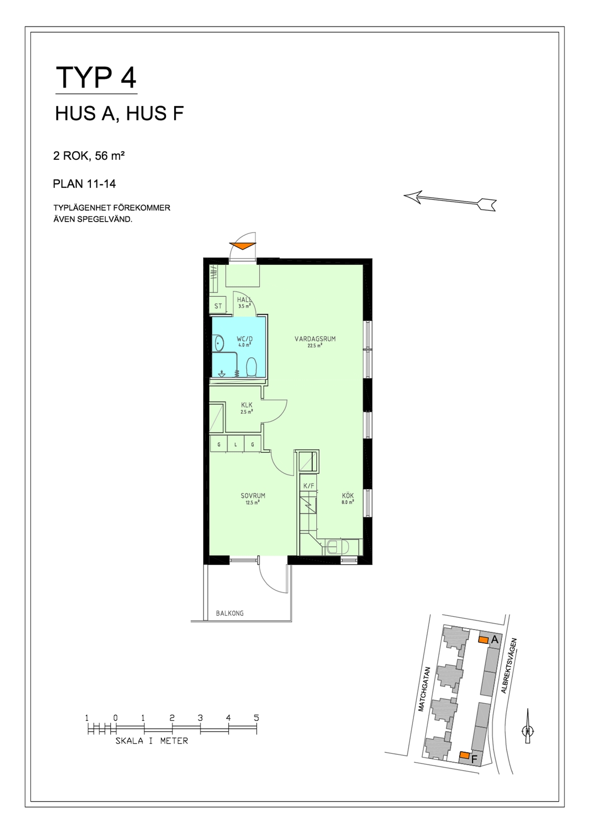 2 rok · 56 m² i Norrköping – bild 24