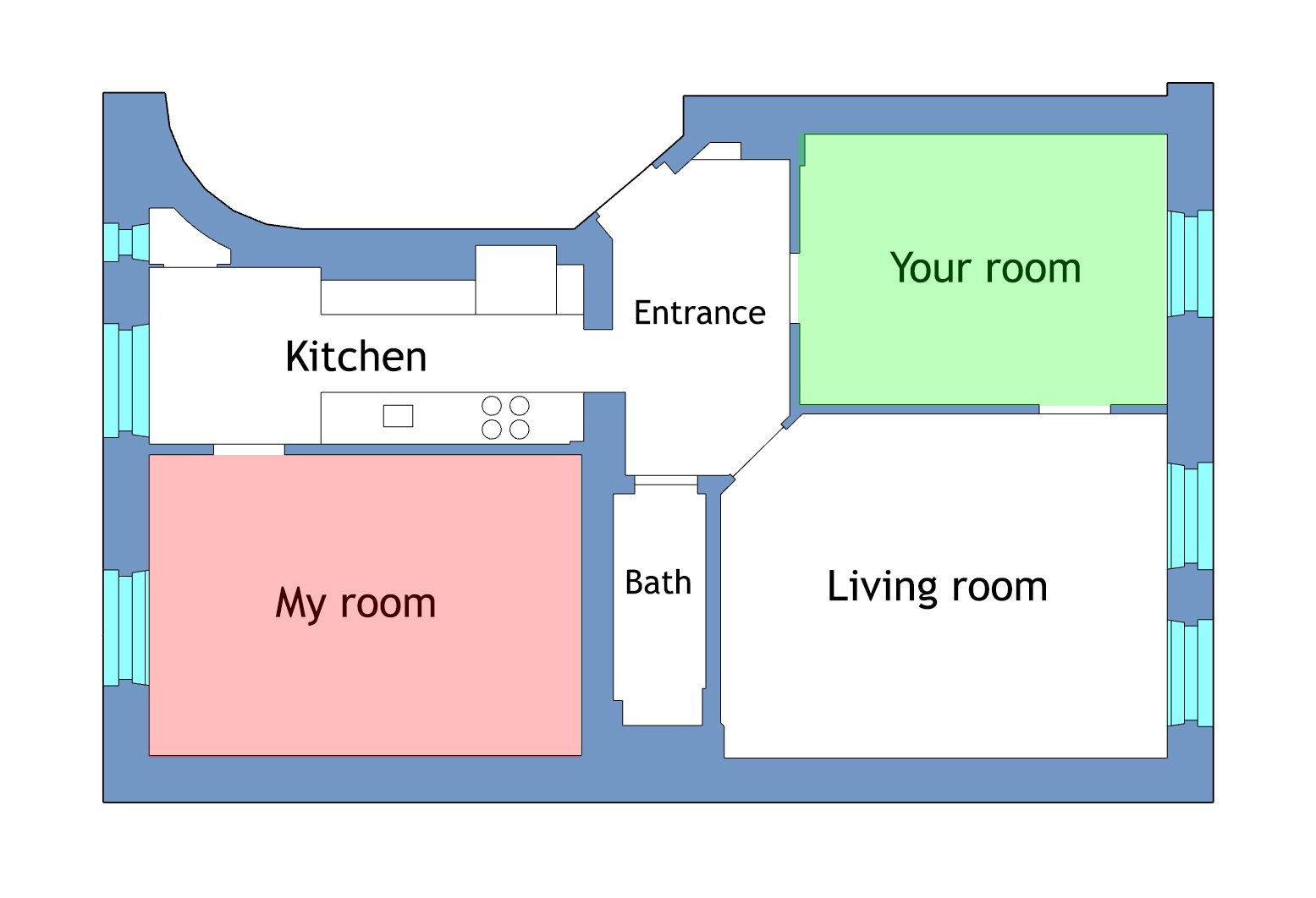 Lägenhet, 1 rooms, 14 sqm, Stockholm – bild 3