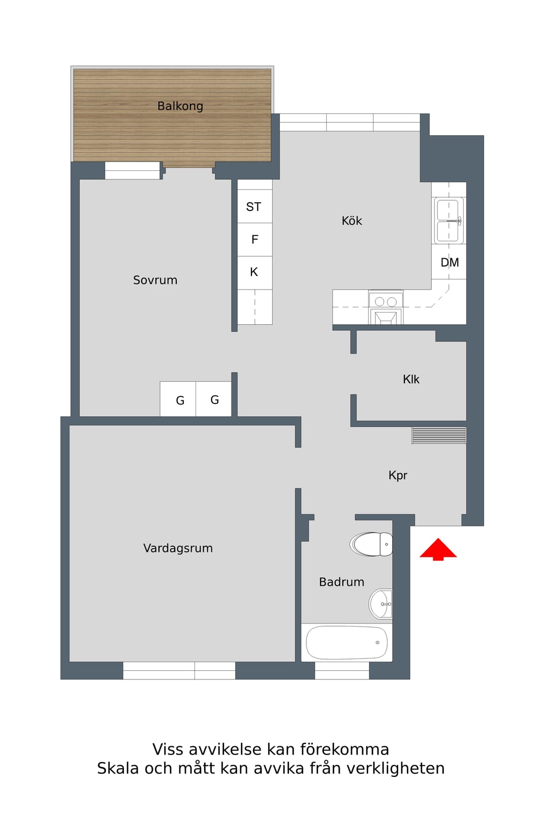 2 rok · 61 m² i Finspång – bild 3