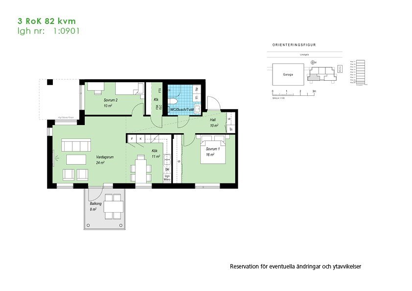 Lägenhet, 1 rooms, 10 sqm, Göteborg