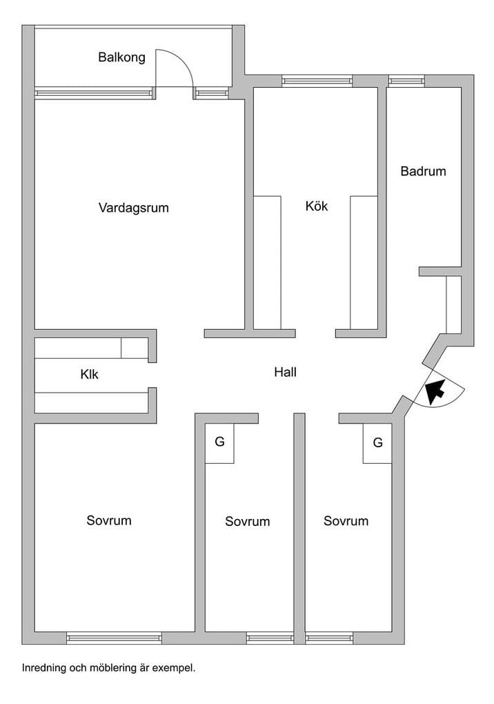 4 rok · 94 m² i Halmstad – bild 3