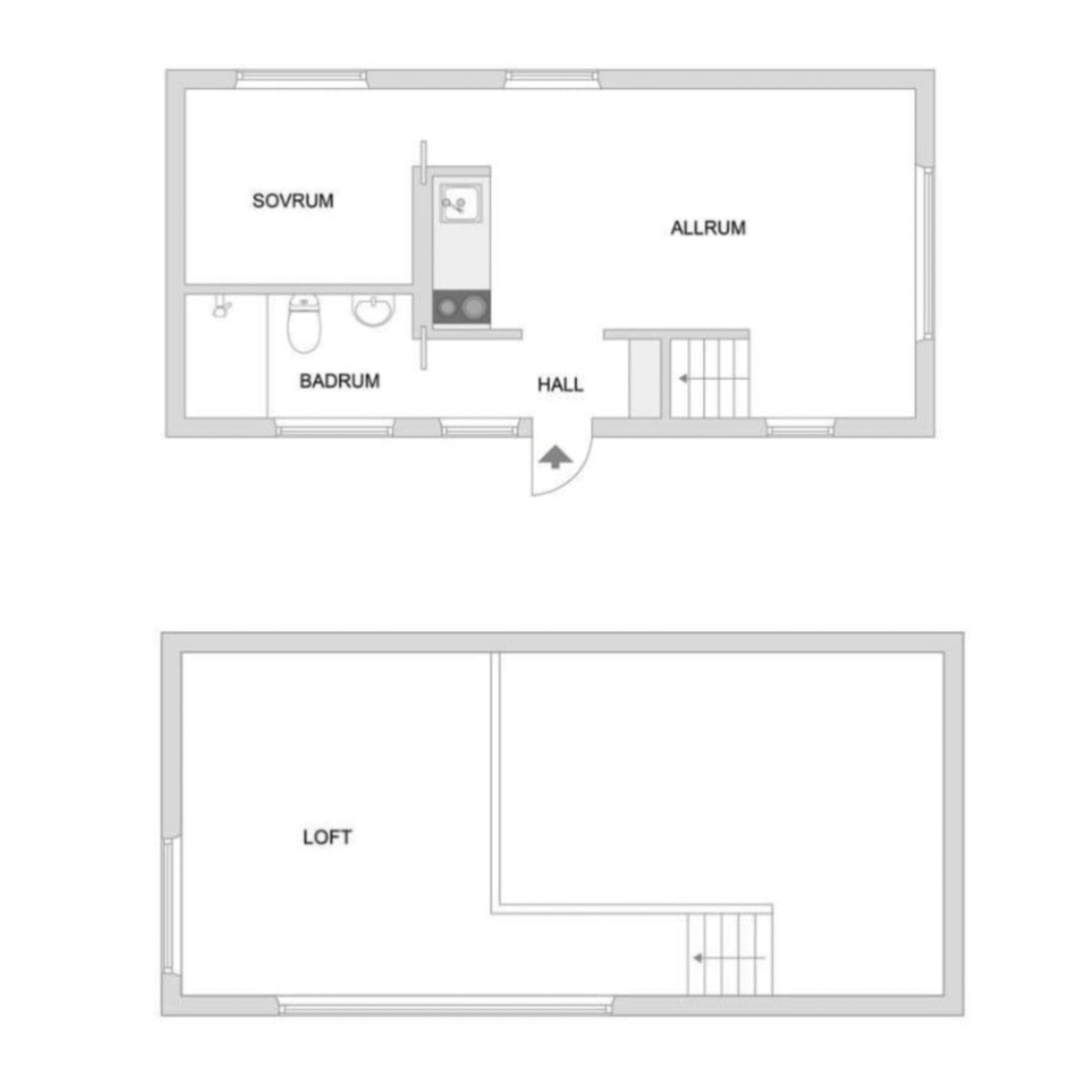 Villa/Hus, 1 rooms, 34 sqm, Bålsta