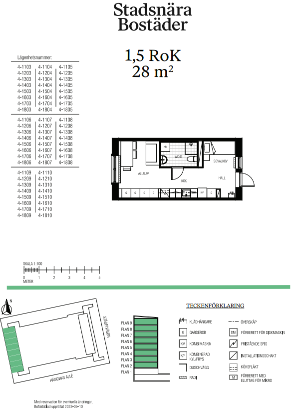 1 rok · 28 m² i Sollentuna – bild 7