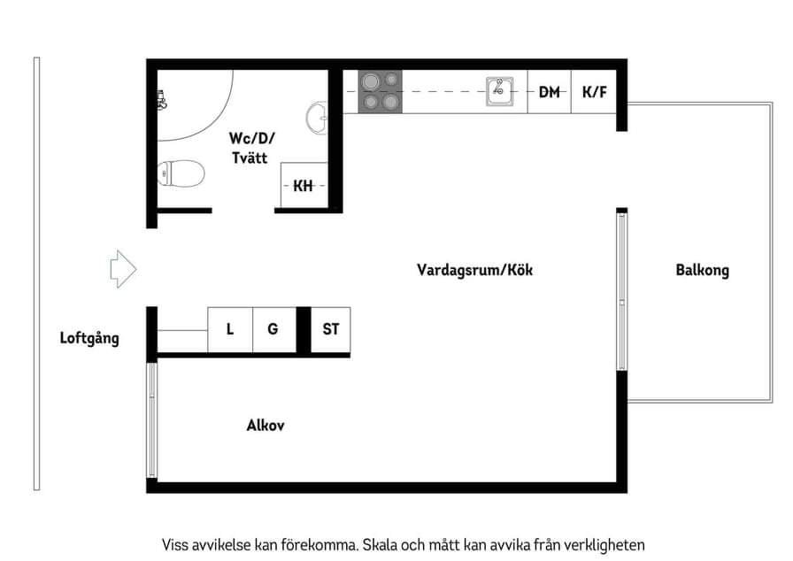 Lägenhet, 2 rooms, 37 sqm, Sundbyberg – bild 2