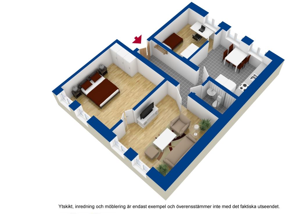 Lägenhet, 3 rooms, 79 sqm, Helsingborg – bild 7
