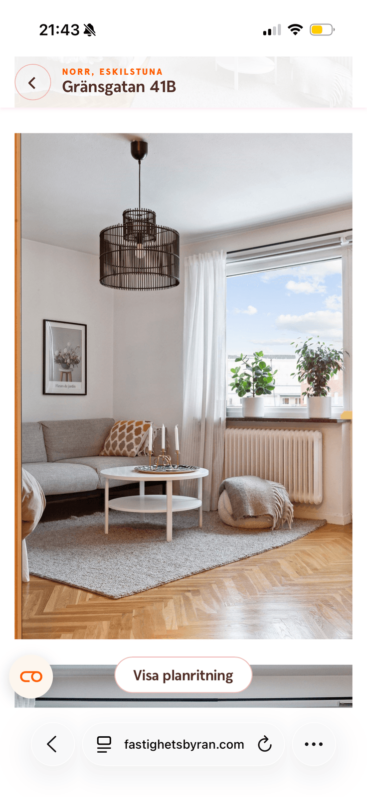 Lägenhet, 1 rooms, 41 sqm, Eskilstuna
