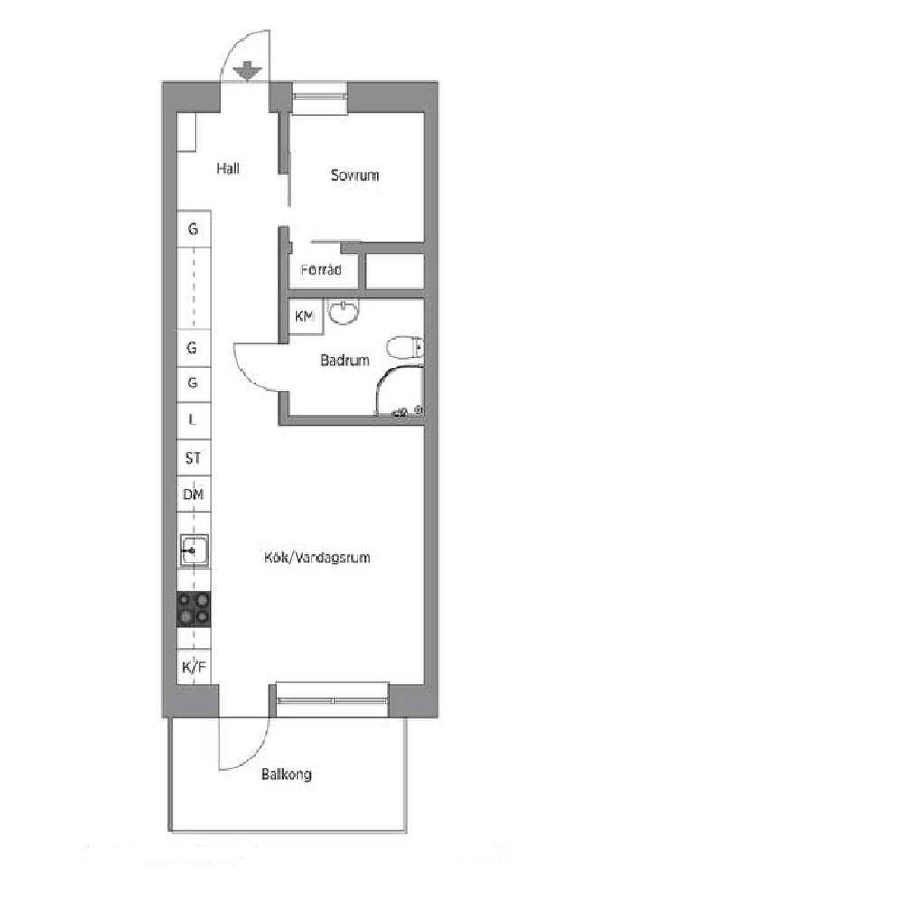 Lägenhet, 2 rooms, 40 sqm, Handen – bild 28