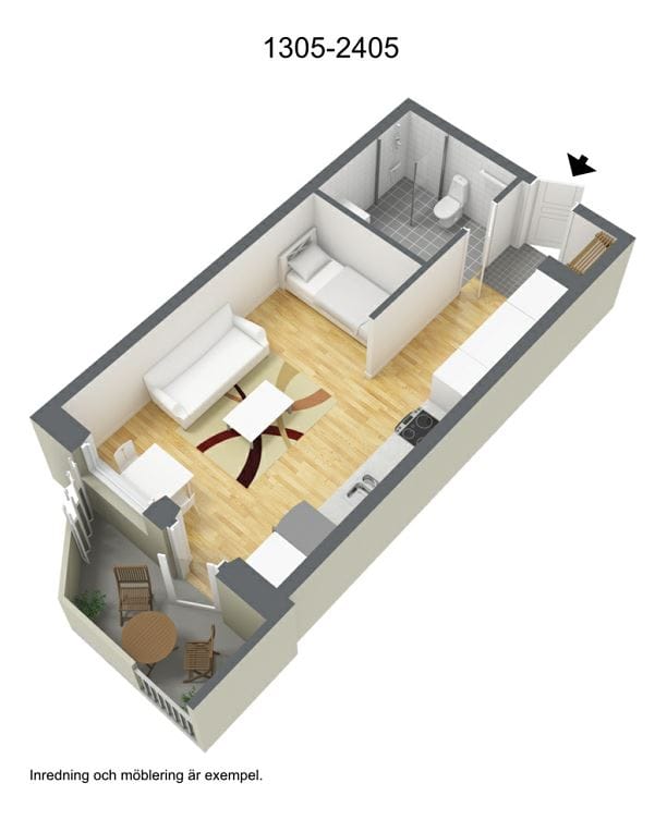 1 rok · 33 m² i Halmstad – bild 5