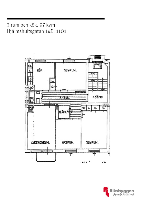 Lägenhet, 3 rooms, 97 sqm, Helsingborg – bild 10