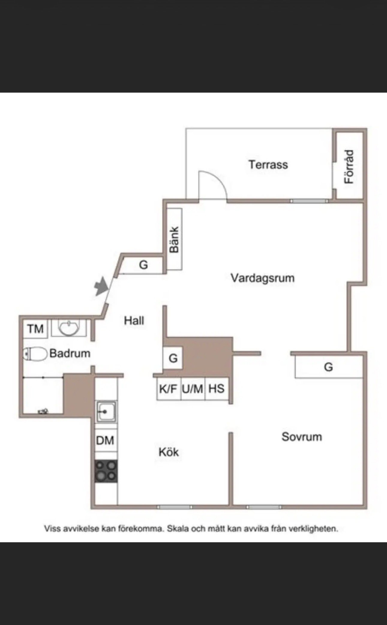 Lägenhet, 2 rooms, 55 sqm, Stockholm – bild 4